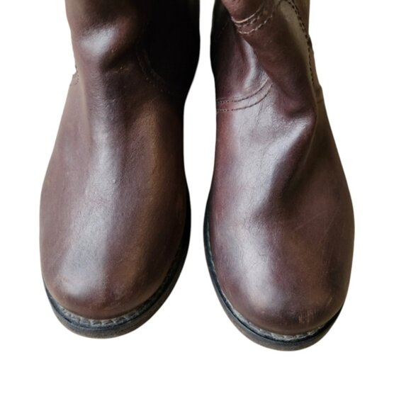 Tory Burch Brown Elyse 20MM Bootie Size 6M - Picture 3 of 11